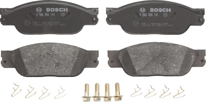 BOSCH 0 986 494 141 - Set placute frana,frana disc aaoparts.ro