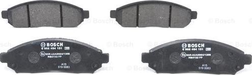 BOSCH 0 986 494 151 - Set placute frana,frana disc aaoparts.ro