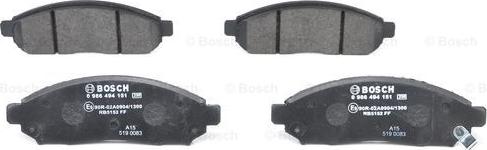 BOSCH 0 986 494 151 - Set placute frana,frana disc aaoparts.ro