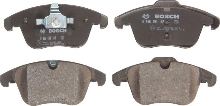 BOSCH 0 986 494 169 - Set placute frana,frana disc aaoparts.ro