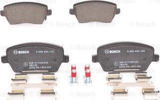 BOSCH 0 986 494 160 - Set placute frana,frana disc aaoparts.ro