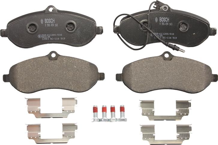 BOSCH 0 986 494 163 - Set placute frana,frana disc aaoparts.ro