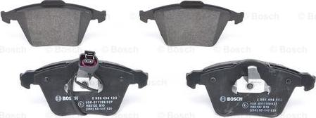 BOSCH 0 986 494 103 - Set placute frana,frana disc aaoparts.ro