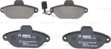 BOSCH 0 986 494 115 - Set placute frana,frana disc aaoparts.ro