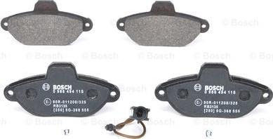 BOSCH 0 986 494 115 - Set placute frana,frana disc aaoparts.ro