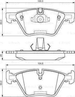 BOSCH 0 986 494 118 - Set placute frana,frana disc aaoparts.ro