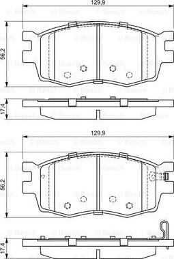 BOSCH 0 986 494 139 - Set placute frana,frana disc aaoparts.ro