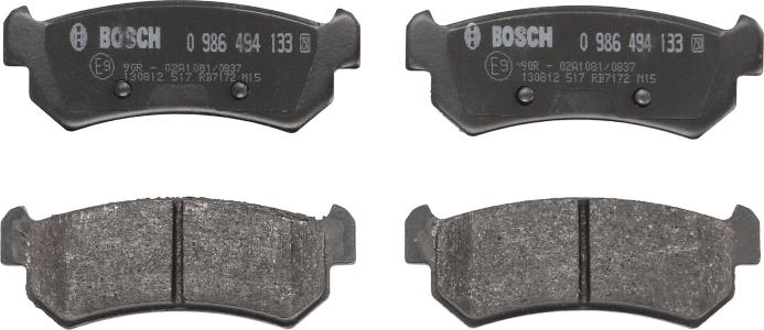 BOSCH 0 986 494 133 - Set placute frana,frana disc aaoparts.ro