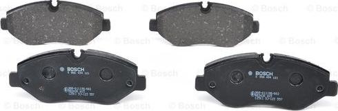 BOSCH 0 986 494 121 - Set placute frana,frana disc aaoparts.ro