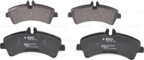 BOSCH 0 986 494 122 - Set placute frana,frana disc aaoparts.ro