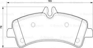 BOSCH 0 986 494 122 - Set placute frana,frana disc aaoparts.ro