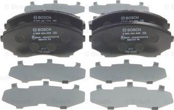 BOSCH 0 986 494 855 - Set placute frana,frana disc aaoparts.ro