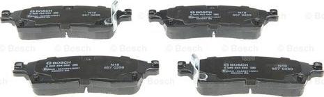 BOSCH 0 986 494 858 - Set placute frana,frana disc aaoparts.ro