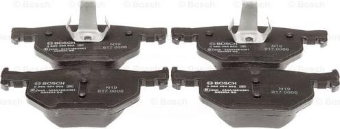 BOSCH 0 986 494 862 - Set placute frana,frana disc aaoparts.ro