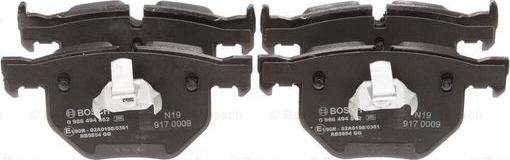 BOSCH 0 986 494 862 - Set placute frana,frana disc aaoparts.ro