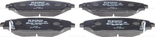 BOSCH 0 986 494 804 - Set placute frana,frana disc aaoparts.ro