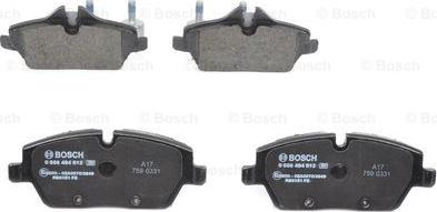 BOSCH 0 986 494 813 - Set placute frana,frana disc aaoparts.ro