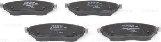 BOSCH 0 986 494 817 - Set placute frana,frana disc aaoparts.ro