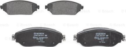 BOSCH 0 986 494 817 - Set placute frana,frana disc aaoparts.ro