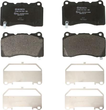 BOSCH 0 986 494 880 - Set placute frana,frana disc aaoparts.ro