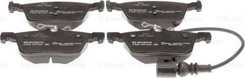 BOSCH 0 986 494 835 - Set placute frana,frana disc aaoparts.ro