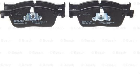 BOSCH 0 986 494 831 - Set placute frana,frana disc aaoparts.ro