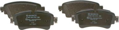 BOSCH 0 986 494 833 - Set placute frana,frana disc aaoparts.ro