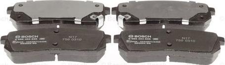 BOSCH 0 986 494 828 - Set placute frana,frana disc aaoparts.ro