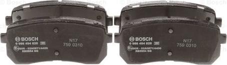 BOSCH 0 986 494 828 - Set placute frana,frana disc aaoparts.ro