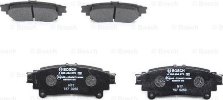 BOSCH 0 986 494 873 - Set placute frana,frana disc aaoparts.ro