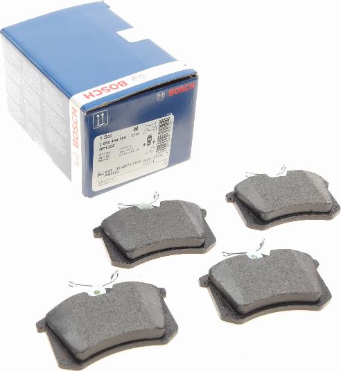 BOSCH 0 986 494 399 - Set placute frana,frana disc aaoparts.ro