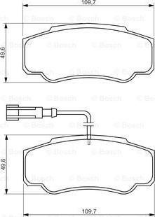 BOSCH 0 986 494 391 - Set placute frana,frana disc aaoparts.ro