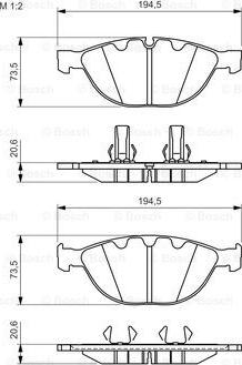 BOSCH 0 986 494 349 - Set placute frana,frana disc aaoparts.ro