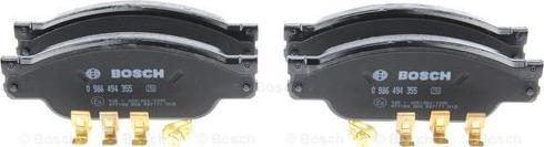 BOSCH 0 986 494 355 - Set placute frana,frana disc aaoparts.ro