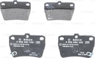 BOSCH 0 986 494 350 - Set placute frana,frana disc aaoparts.ro