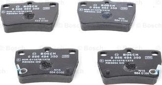 BOSCH 0 986 494 350 - Set placute frana,frana disc aaoparts.ro