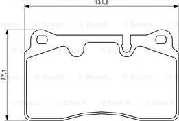 BOSCH 0 986 494 351 - Set placute frana,frana disc aaoparts.ro