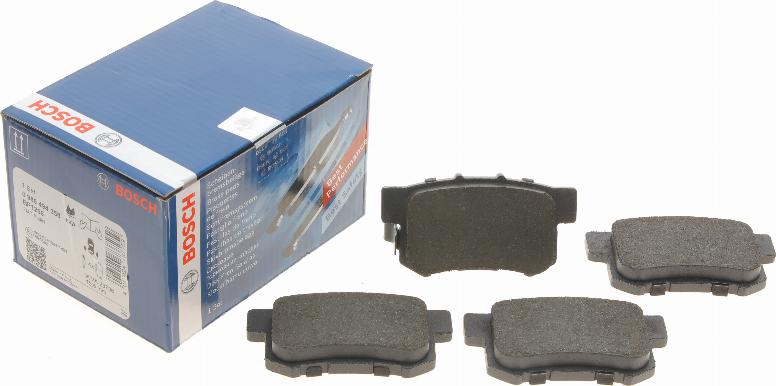 BOSCH 0 986 494 358 - Set placute frana,frana disc aaoparts.ro