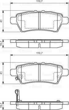 BOSCH 0 986 494 369 - Set placute frana,frana disc aaoparts.ro