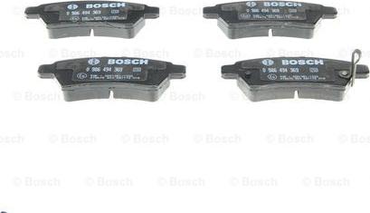 BOSCH 0 986 494 369 - Set placute frana,frana disc aaoparts.ro