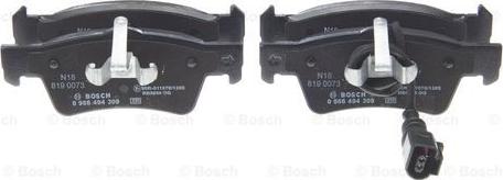 BOSCH 0 986 494 309 - Set placute frana,frana disc aaoparts.ro