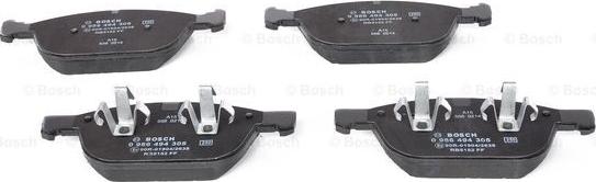 BOSCH 0 986 494 305 - Set placute frana,frana disc aaoparts.ro