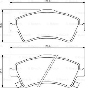 BOSCH 0 986 494 318 - Set placute frana,frana disc aaoparts.ro