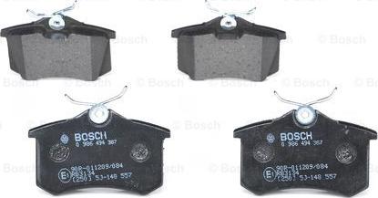 BOSCH 0 986 494 387 - Set placute frana,frana disc aaoparts.ro