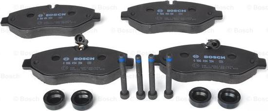 BOSCH 0 986 494 334 - Set placute frana,frana disc aaoparts.ro