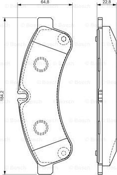 BOSCH 0 986 494 335 - Set placute frana,frana disc aaoparts.ro