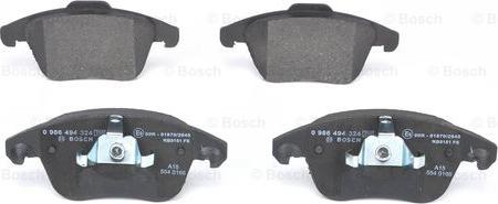 BOSCH 0 986 494 324 - Set placute frana,frana disc aaoparts.ro