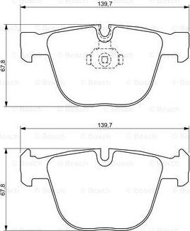 BOSCH 0 986 494 325 - Set placute frana,frana disc aaoparts.ro