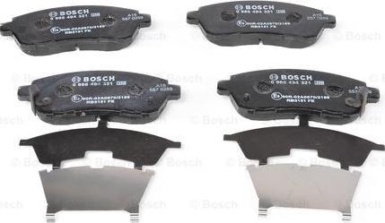 BOSCH 0 986 494 321 - Set placute frana,frana disc aaoparts.ro