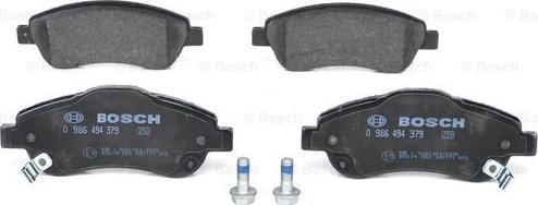 BOSCH 0 986 494 379 - Set placute frana,frana disc aaoparts.ro